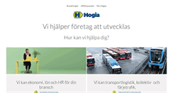 Desktop Screenshot of hogia.se